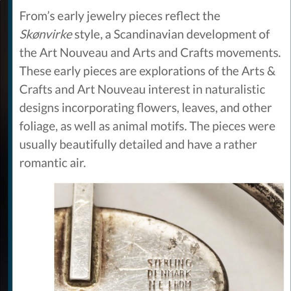 Vintage Sterling Silver Turquoise Cuff - Picture 6 of 7